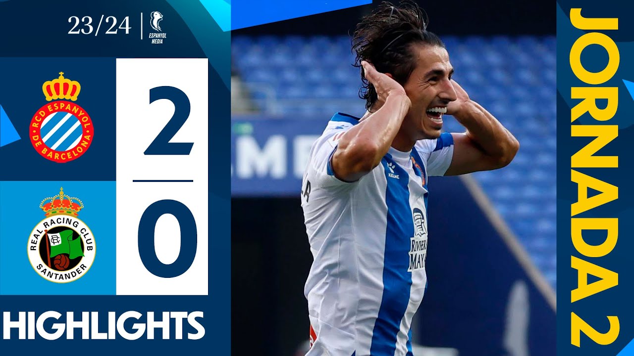 ⚽ RESUM J2 | Espanyol 2-0 Racing | #LaLigaHighlights