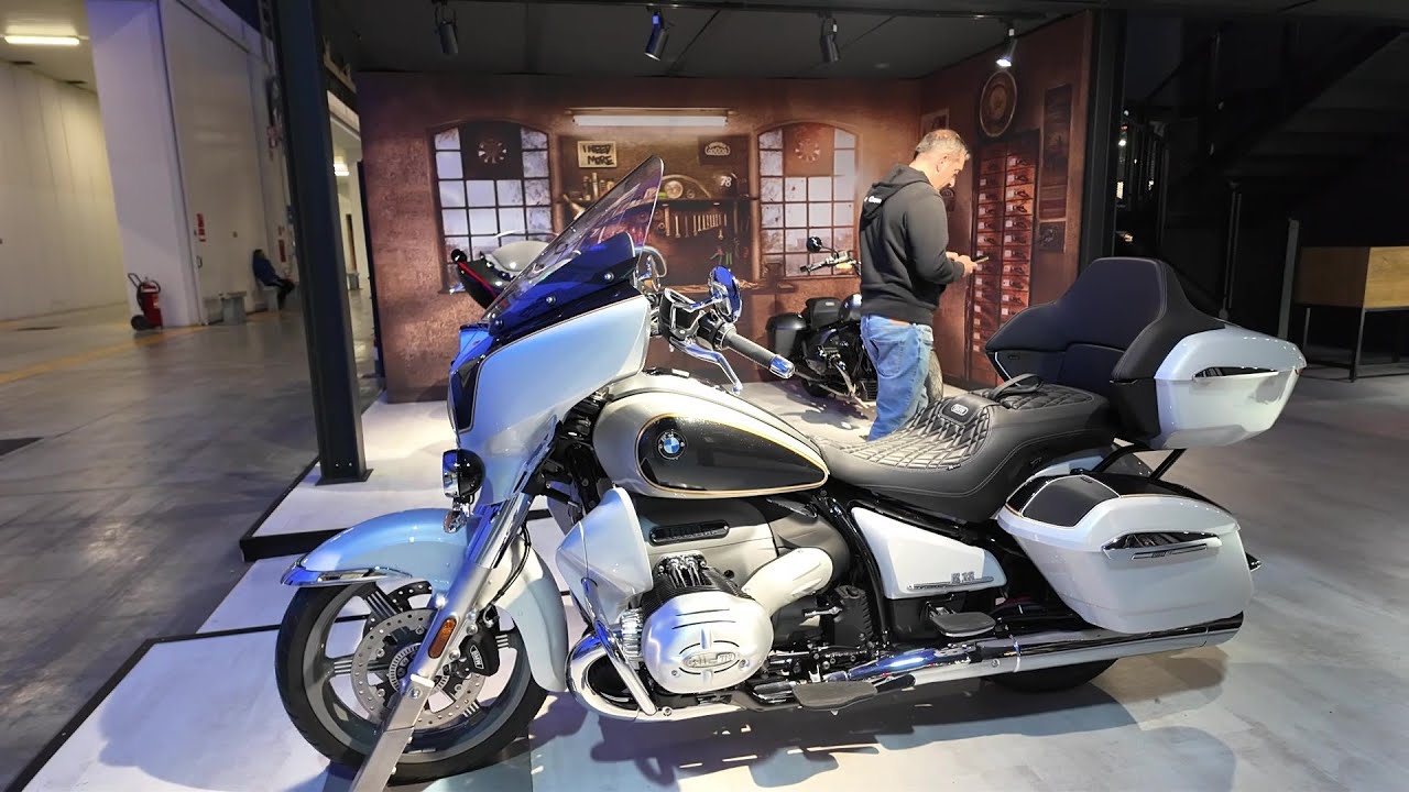 New 2025 BMW R18 Luxury motorcycles at EICMA Italy