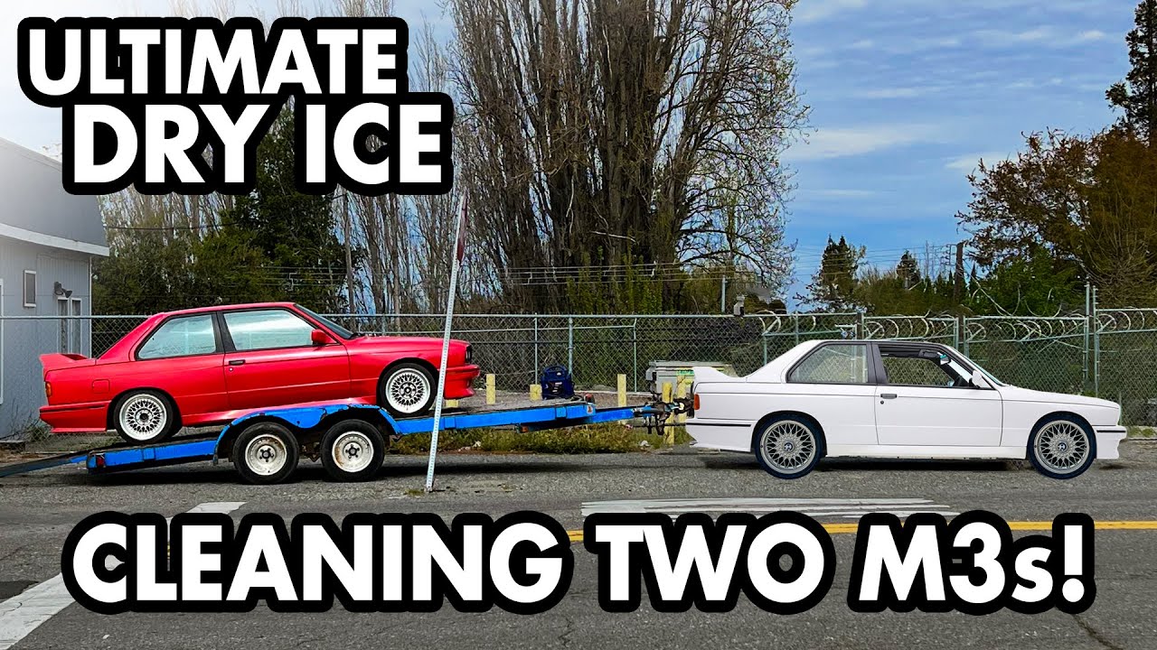 BMW E30 M3 - Dry Ice Cleaning // Two Ultimate Driving Machines in one week!