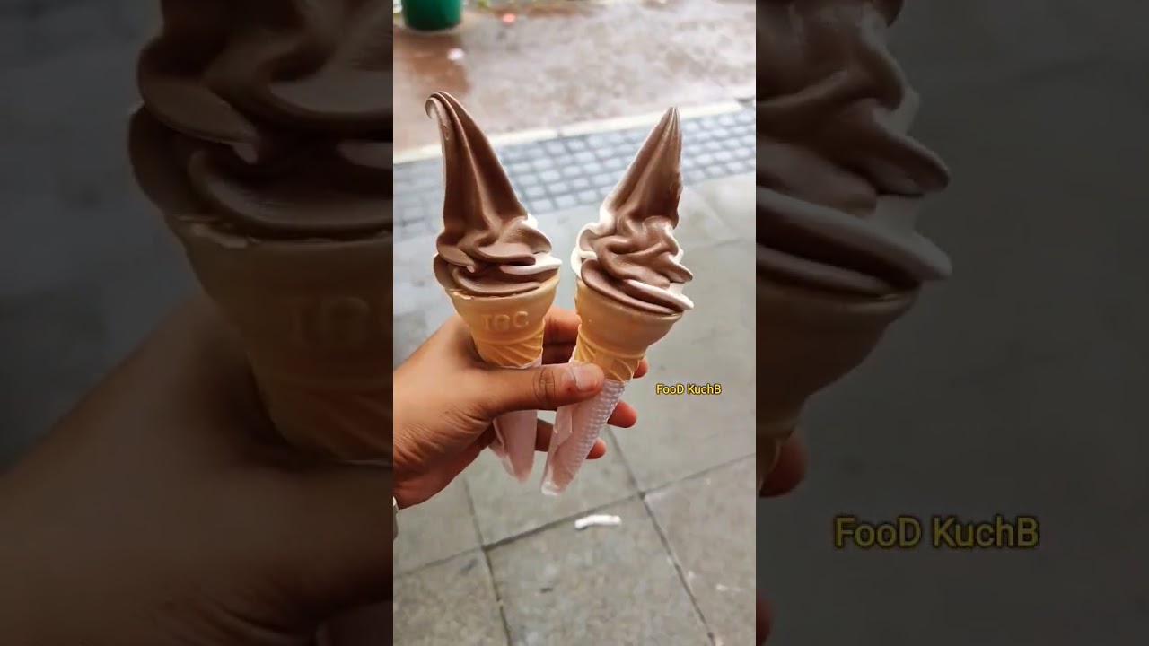 🍦🍦 2 in 1 Softy | Chocolate | Vanilla| Cream California | Pune's Iconic Place #shorts