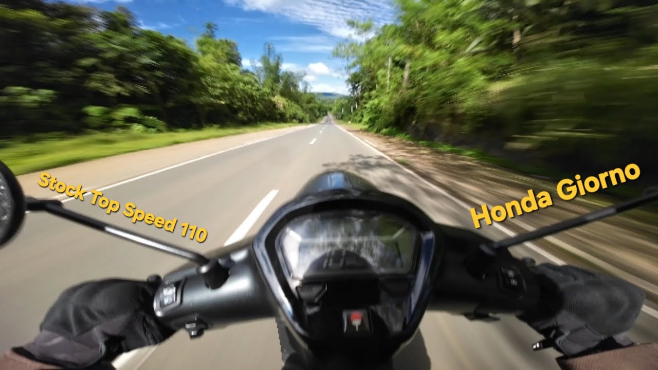 Honda Giorno Full Run Stock Top Speed | Jariels pababa
