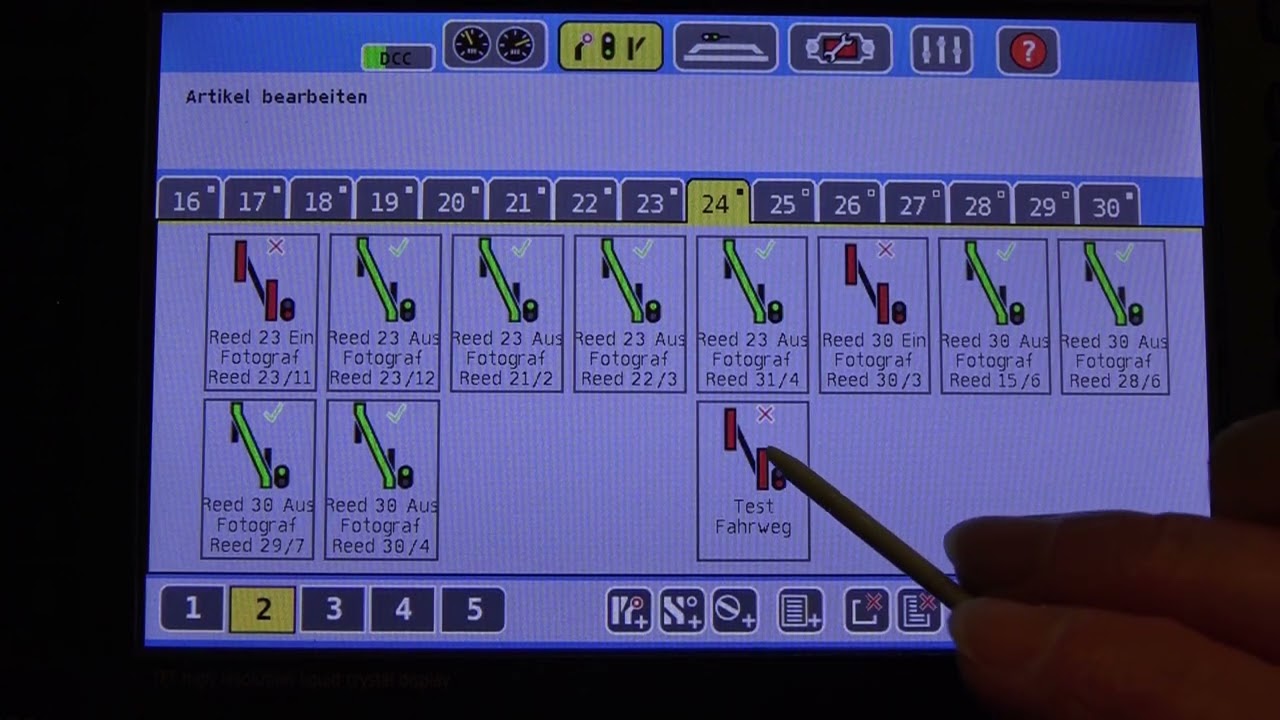 Modelleisembahn Spur N, Fahrwege in der ECoS programmieren, Teil 2 / 2 (Bedingungen)