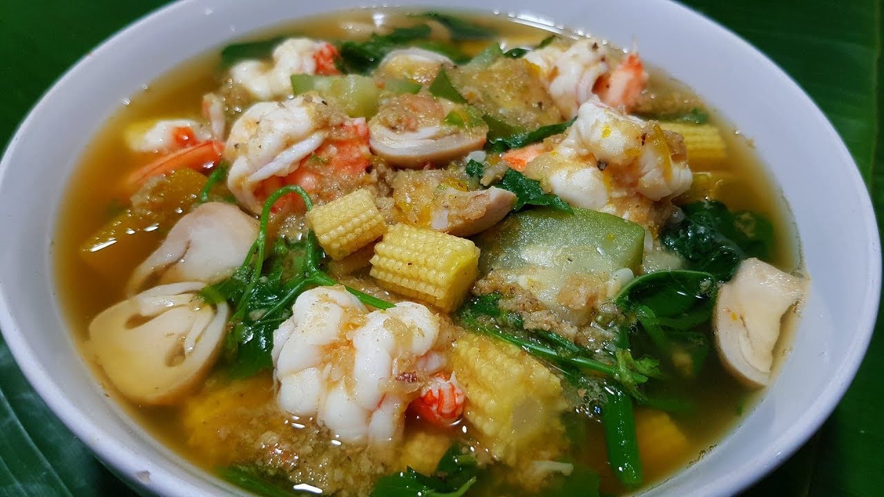 กับข้าวกับปลาโอ 539 : แกงเลียงกุ้งสด แกงเลียงหน้าฝน ซดน้ำร้อนๆคล่องคอ rainy season soup