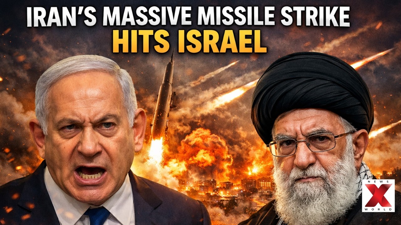 Iran Attacks Israel: Iran Fires 400 Missiles Toward Israel Defensive Systems Engaged | NewsX World