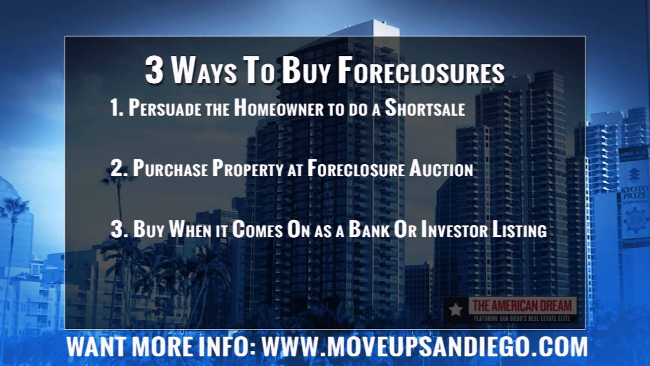 3 Ways To Get A Pre-forclosure Property