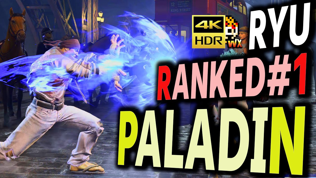 SF6: Paladin  Ryu Ranked No1  VS Marisa | sf6 4K Street Fighter 6