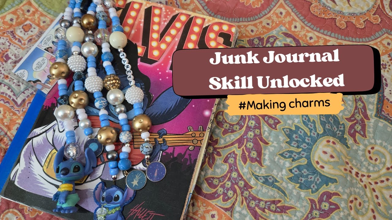 I Learned a New Junk Journaling Technique | Turning Figurines into Journal Charms