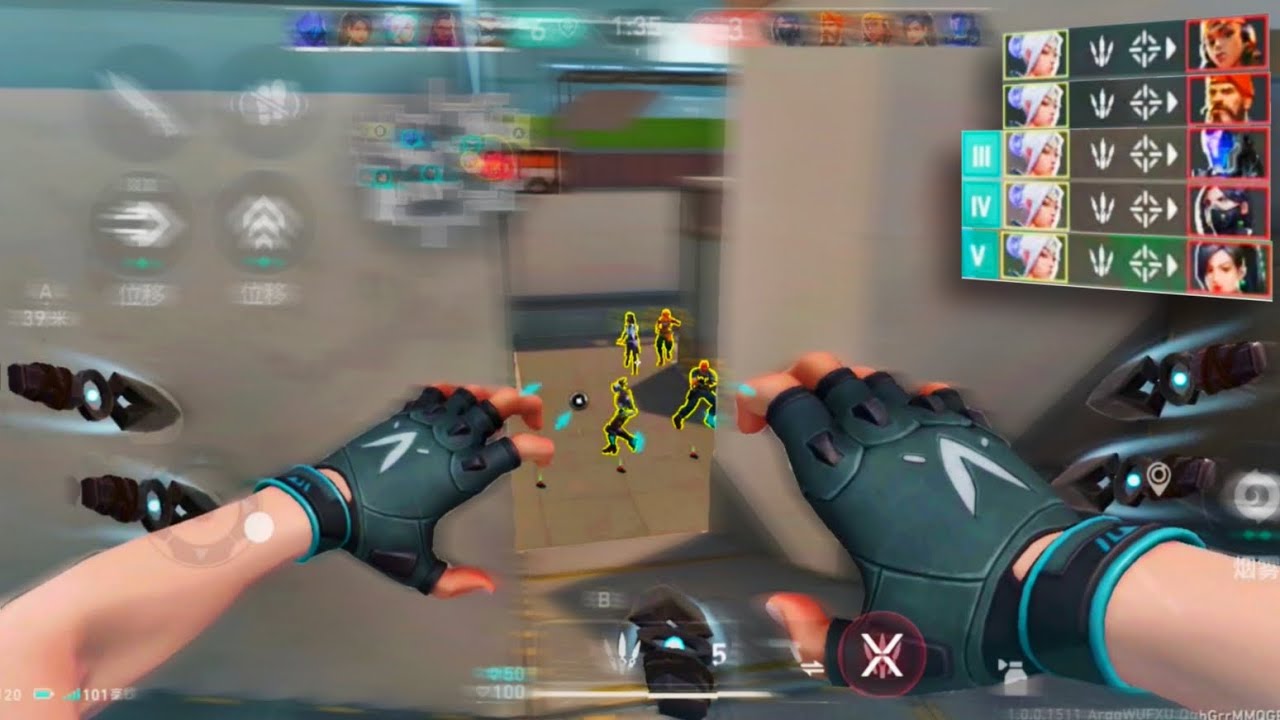 VALORANT MOBILE BEST CALM AIM GAMEPLAY | GYROSCOPE 