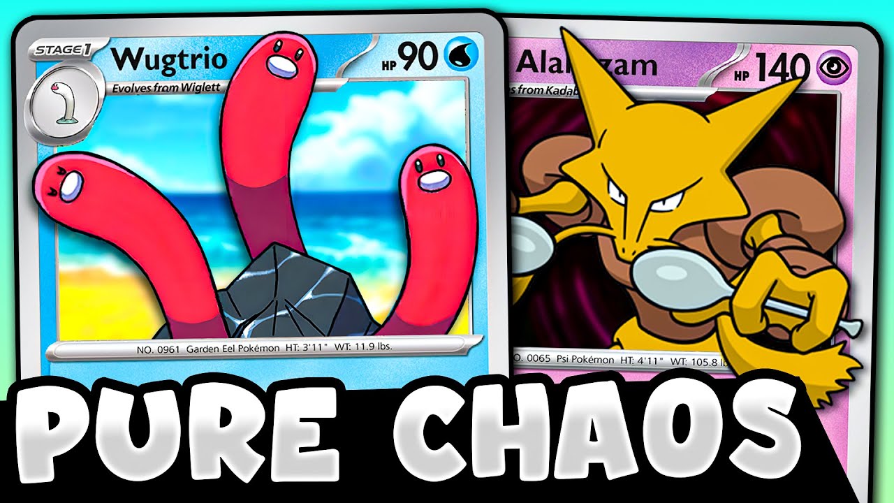 Wugtrio is CRAZY with Alakazam!