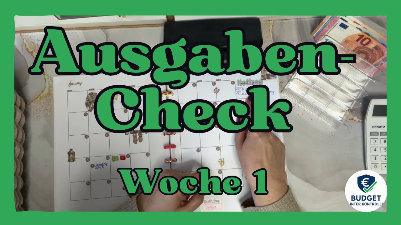 Wie viel habe ich diese Woche wirklich ausgegeben?