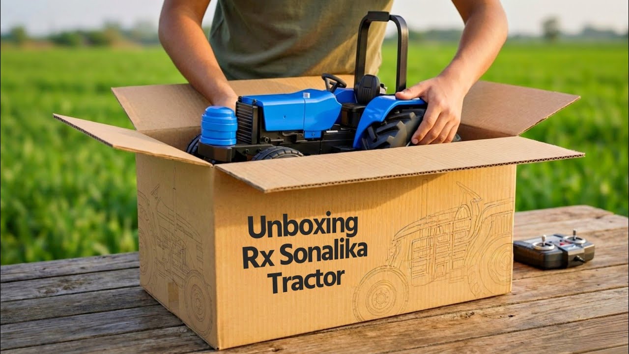 World First Handmade Rx Sonalika Tractor 😍💪 | Unboxing & Testing