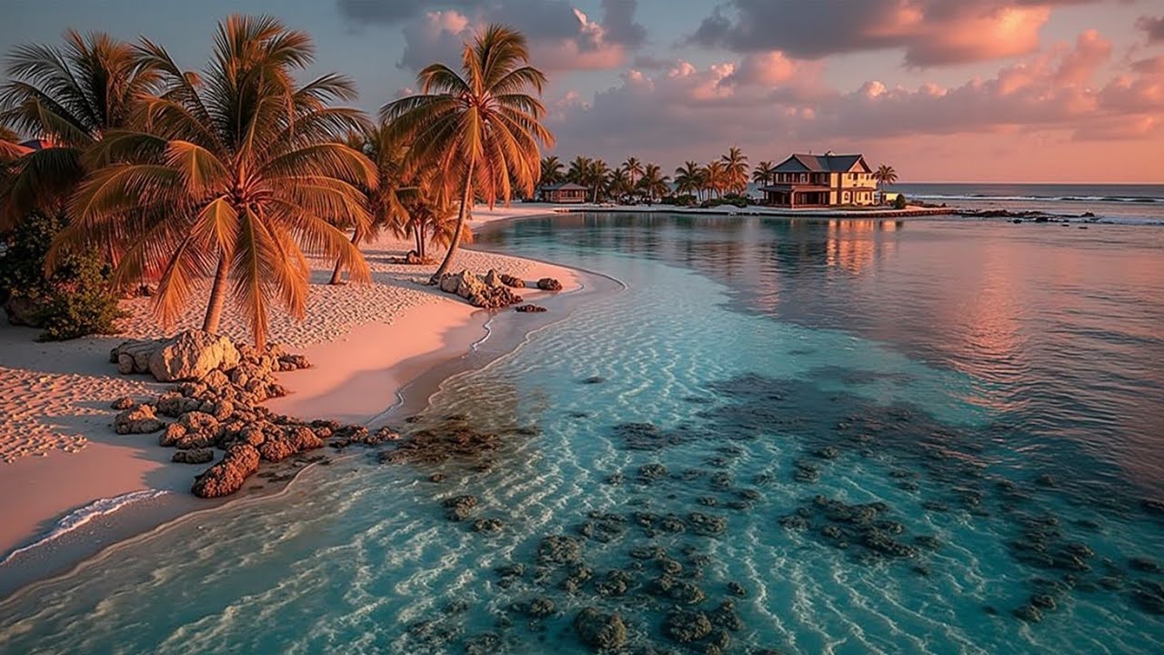 Chill House Beats & Ocean Waves | Relaxing Deep House Music for Study & Sleep