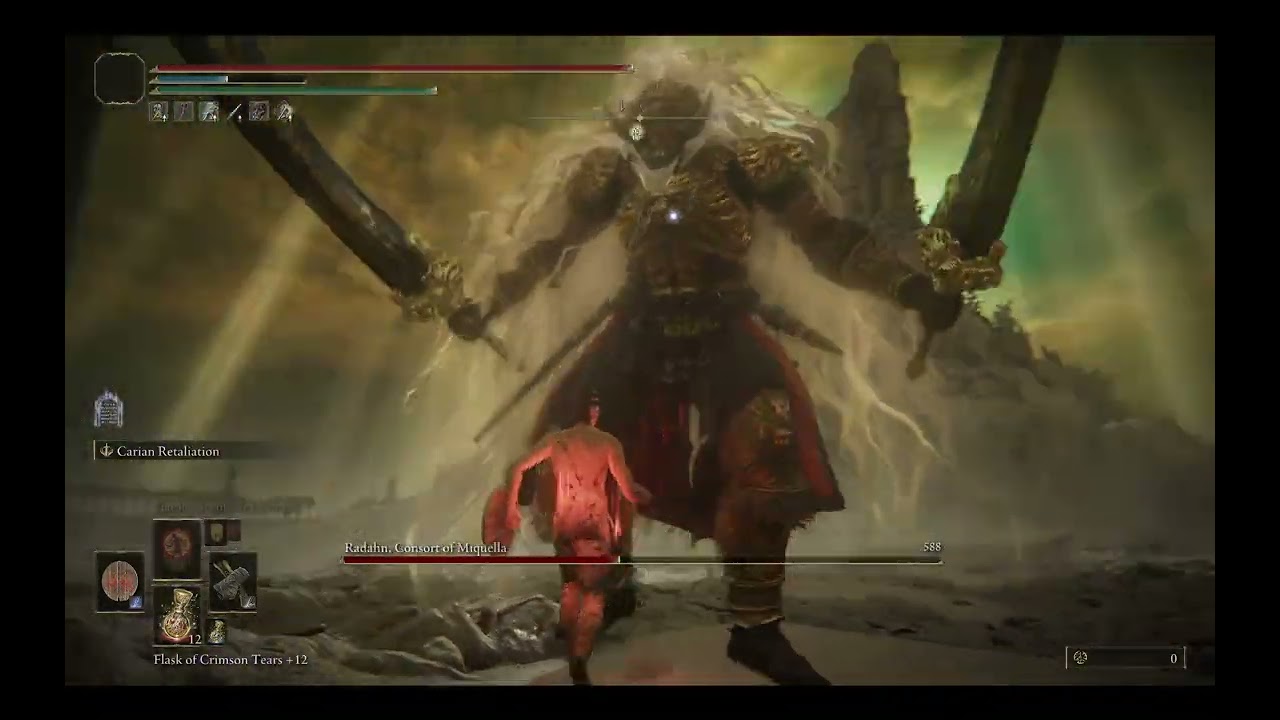 Elden Ring DLC - Promised Consort Radahn NG+7 No damage (Dryleaf arts, Parry)