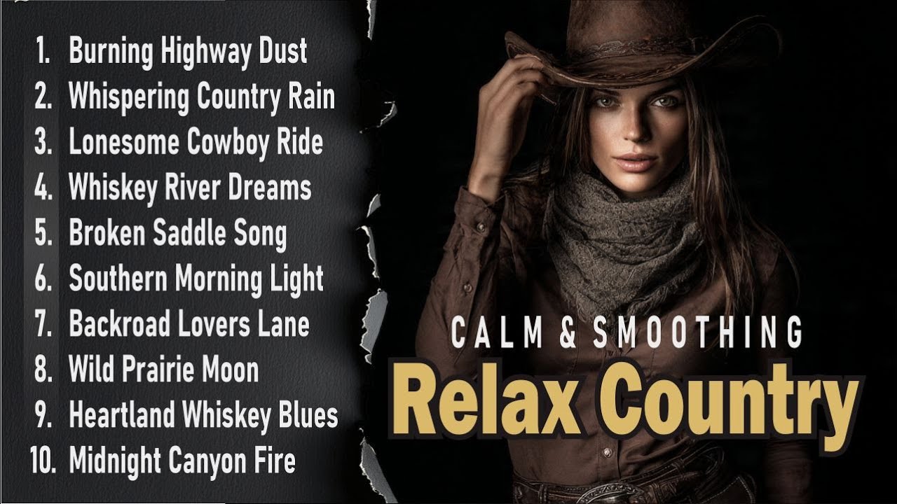 Calm Country Playlist / for Relax / Work / Pop / Ballad / Study / Coffee 🤠🎶