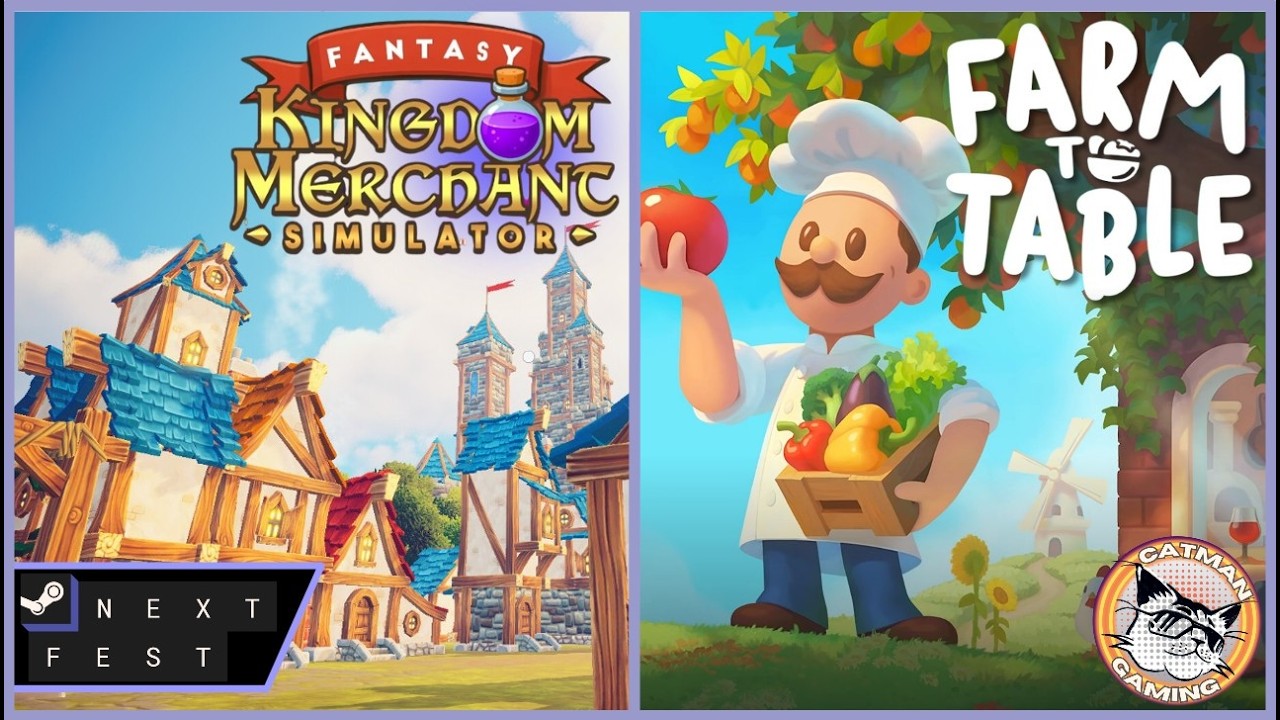 🔴 Medieval & Farming  Store Sims | Next Fest 2026 Demos | Fantasy Kingdom Merchant | Farm to Table |