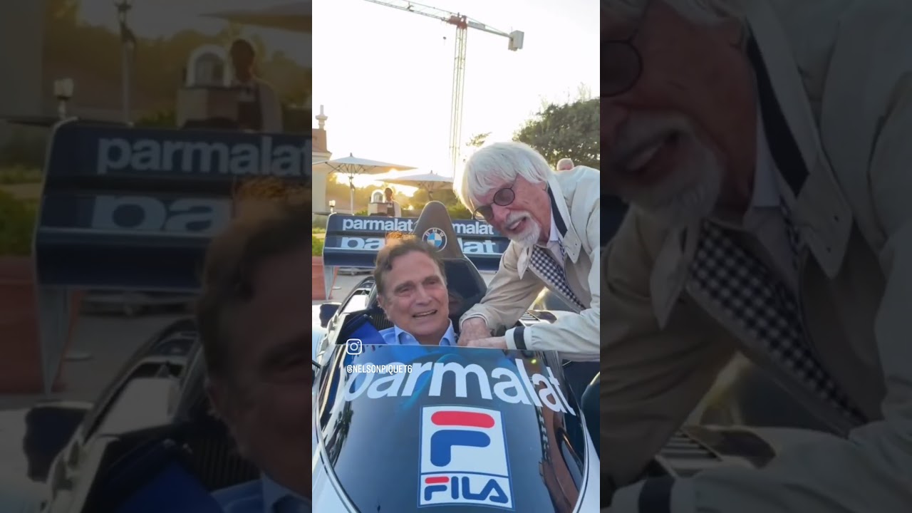 Reencontro hist&oacute;rico: Nelson Piquet, Brabham BT52 e Bernie Ecclestone