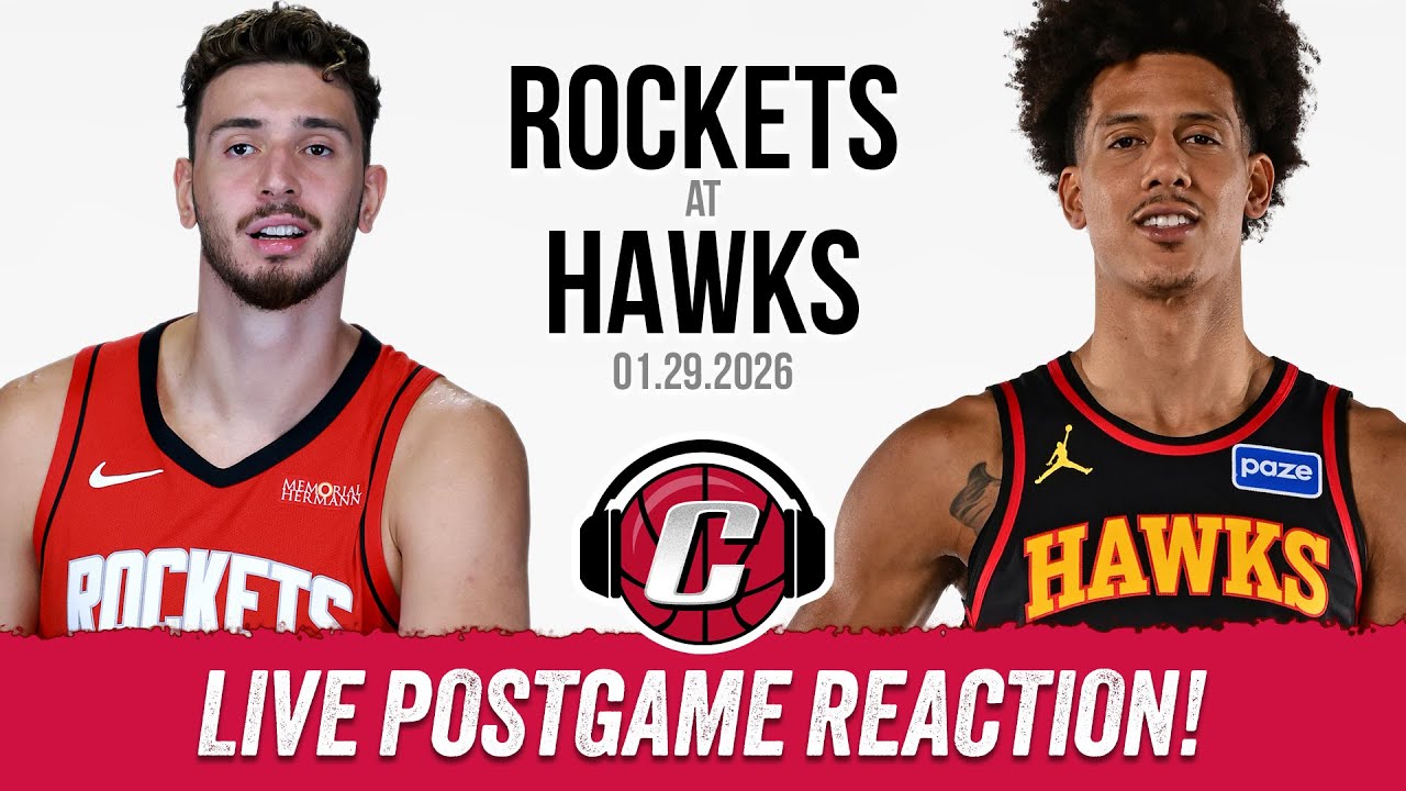 Houston Rockets vs Atlanta Hawks Postgame | Kevin Durant drops 31, Rockets dominate second half