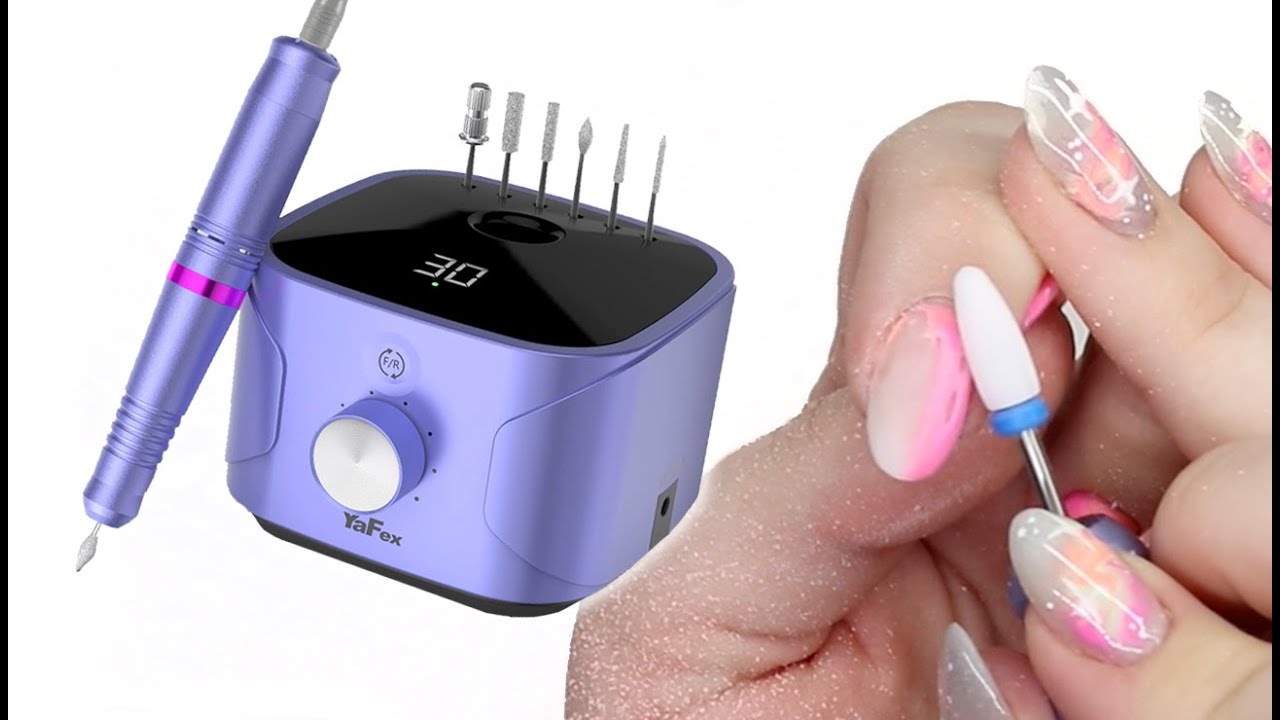 AMAZON E-FILE REVIEW | YAFEX ELECTRIC NAIL DRILL MACHINE | Electric nail file