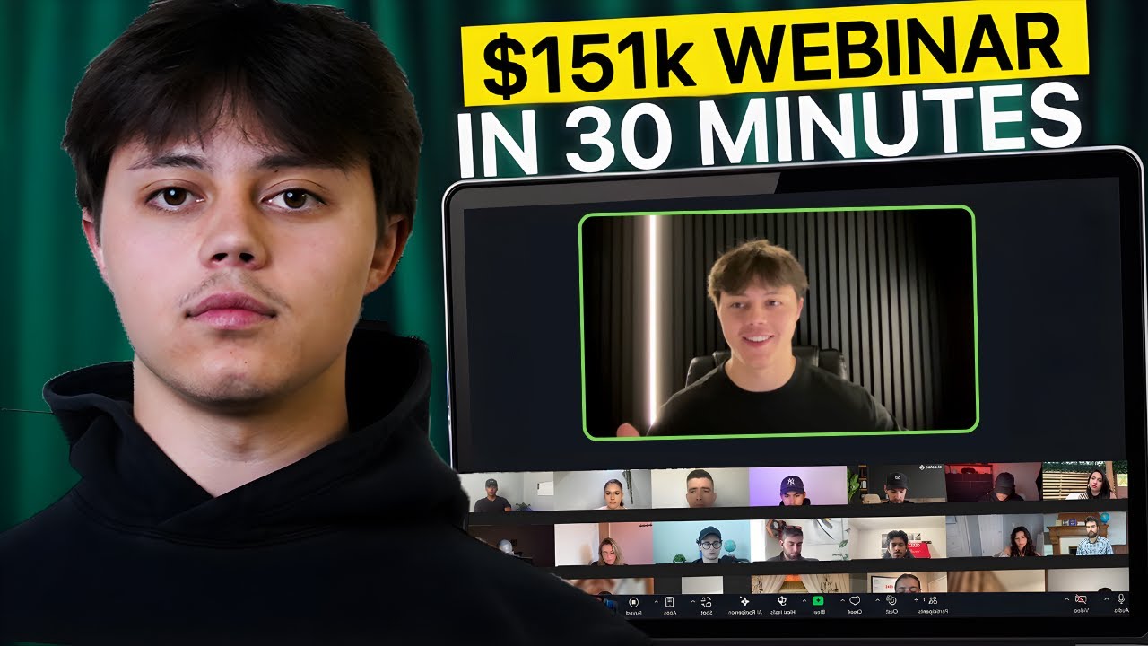 How i generated $151,000 in a 30 minute webinar