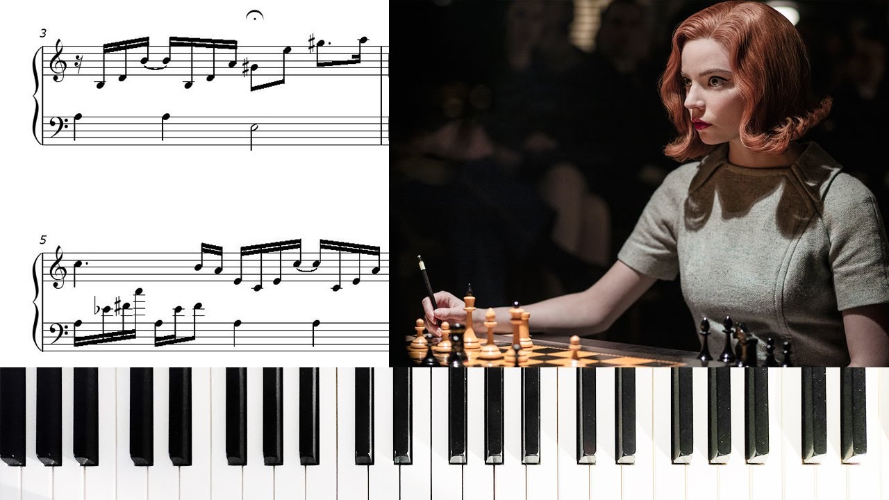 Beth Alone Music Score The Queen's Gambit OST Piano Cover