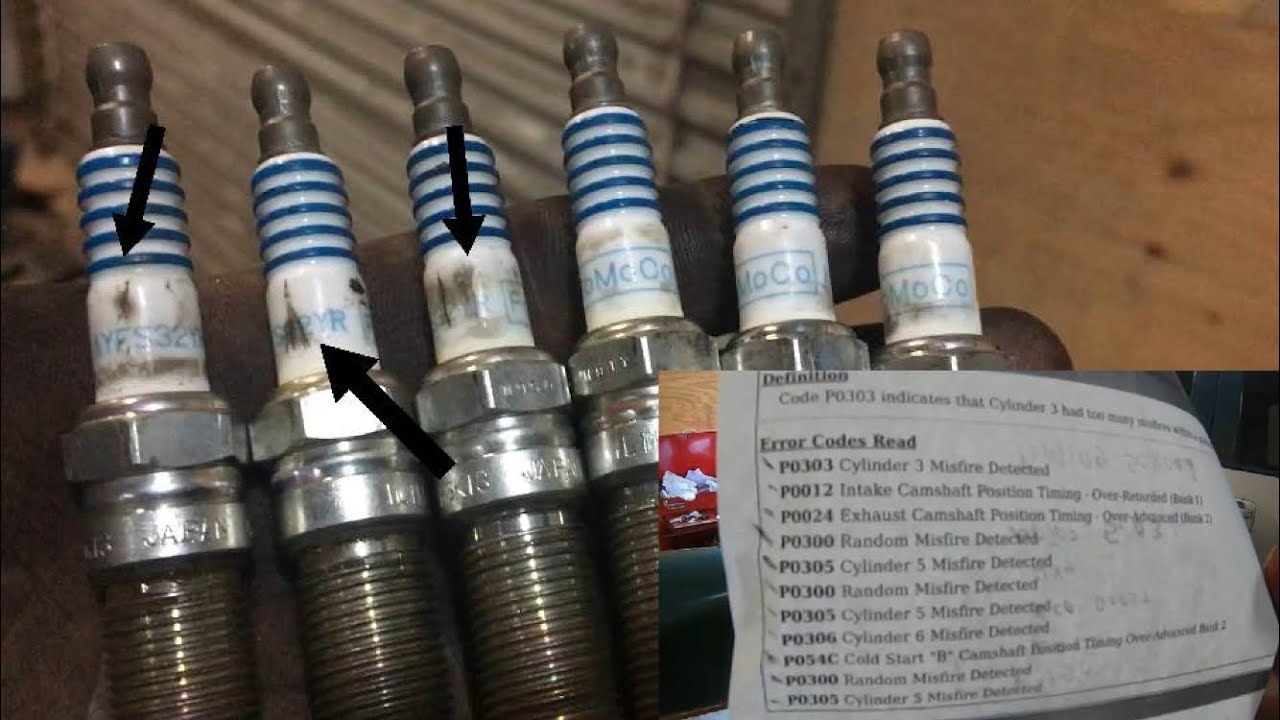 2012 FORD F150  3.5  turbo codigos p0303 p0300 p0305 p0306