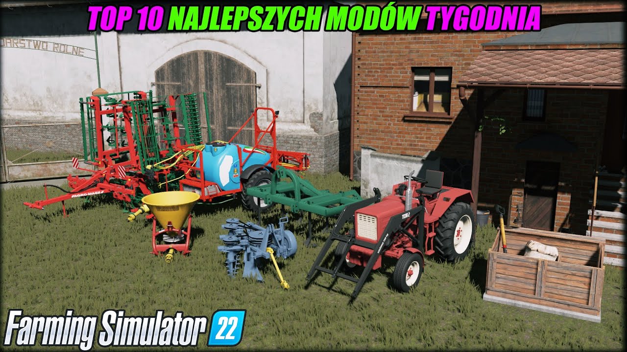TOP 10 NAJLEPSZYCH MODÓW TYGODNIA ⭐ FS 22 #49 *Budynki PGR, Władimirec T25 z Turem, Ręczne Sadzenie*