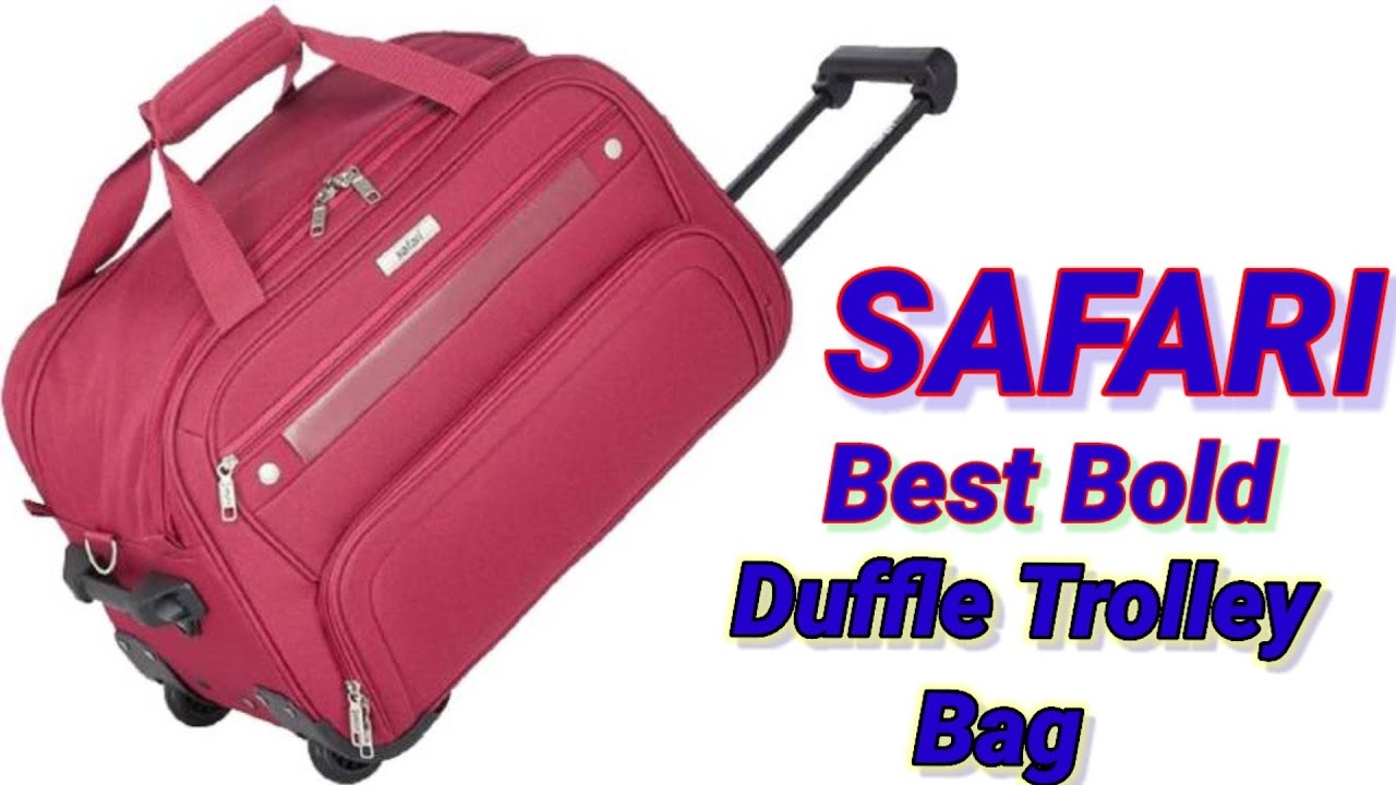 Safari Duffle trolley Big size light weight for travel...