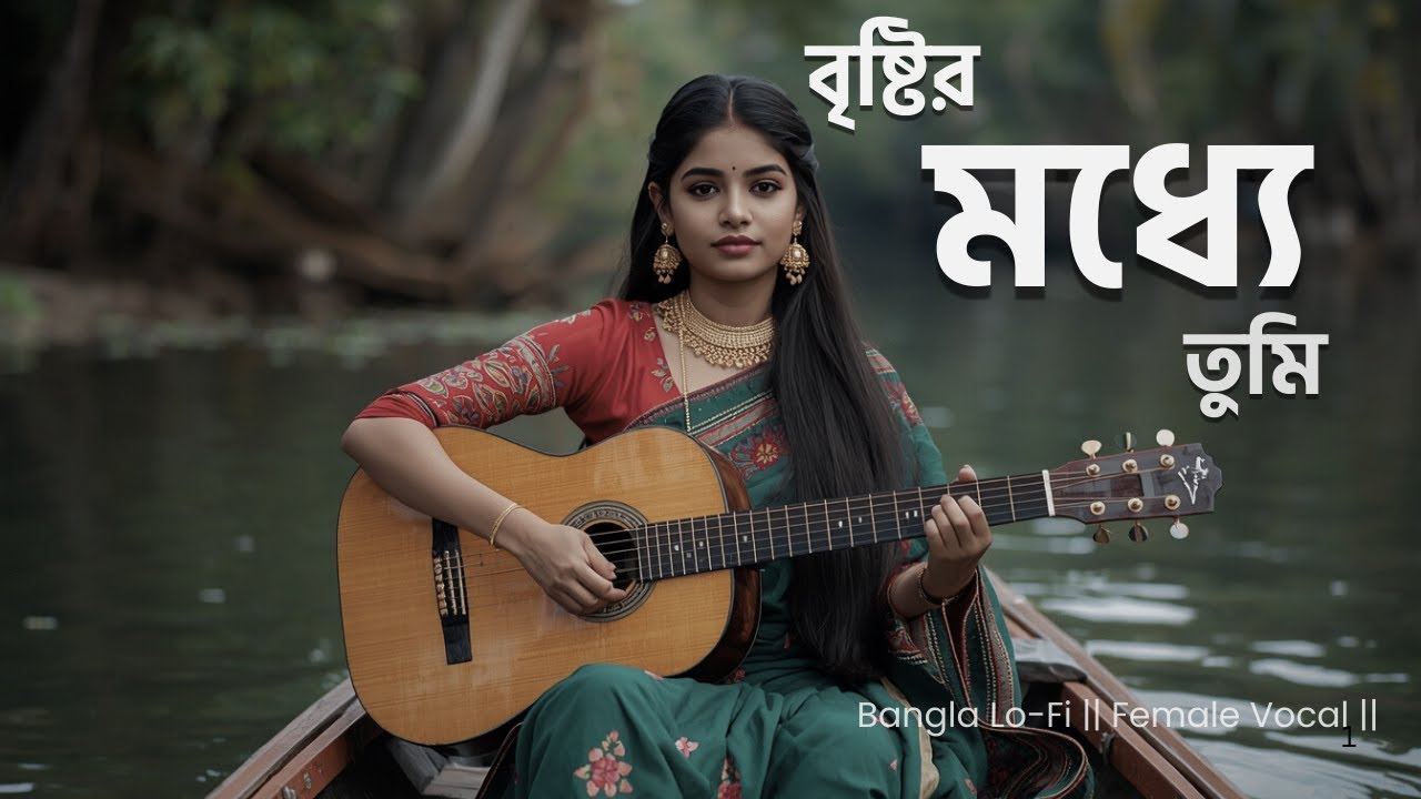 বৃষ্টির মধ্যে তুমি | Bristir Moddhe Tumi | Lo-Fi Bangla Song