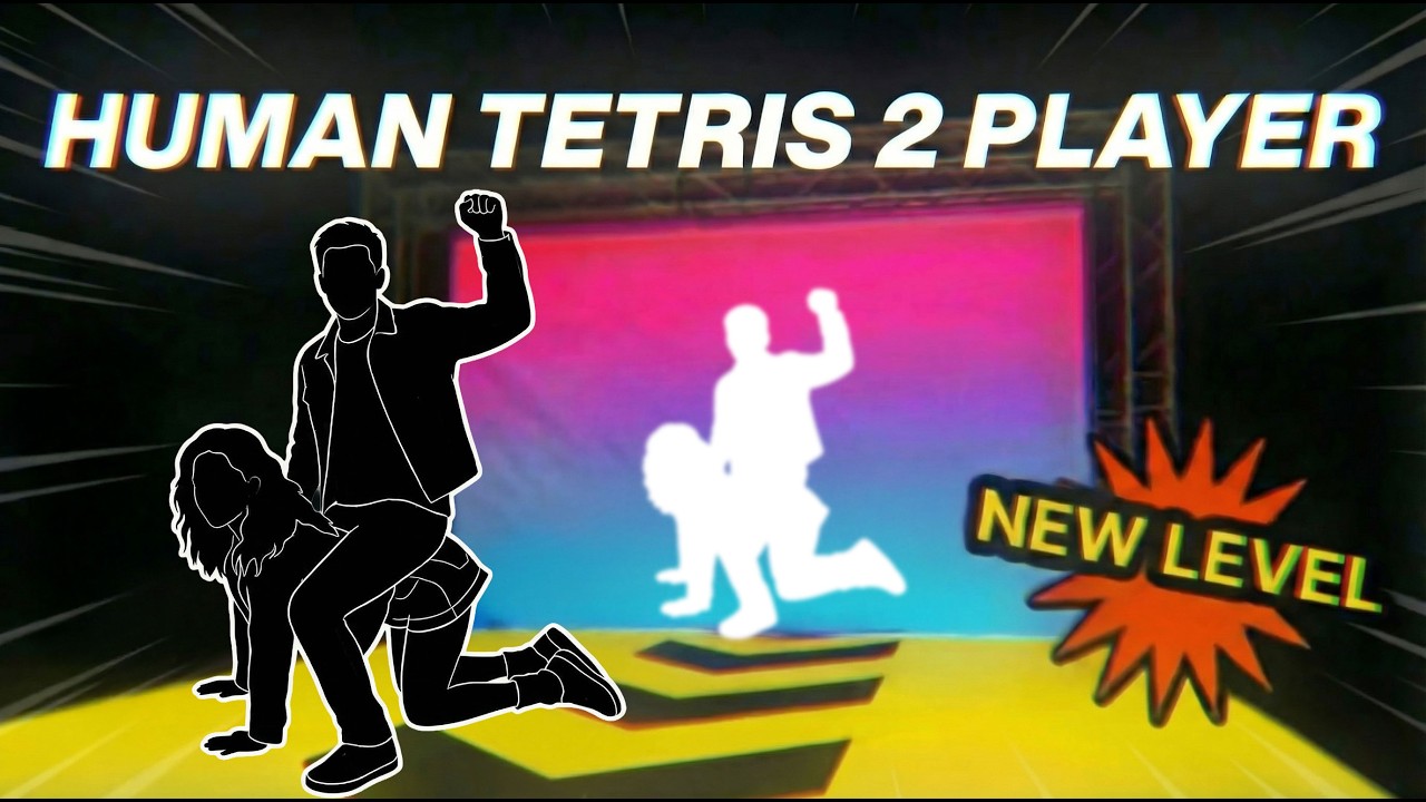 HUMAN TETRIS 2 Player CO OP |  -200 kcal | Immersive Interactive Warm Up #2 FULL VERSION