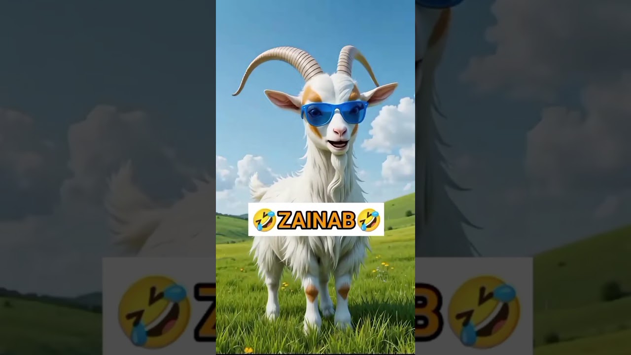 Goat calling name zainab in funny style 🤣