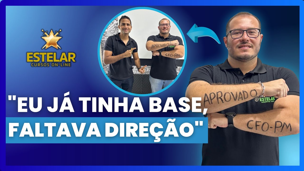 O MÉTODO DO ESTELAR TRANSFORMOU ANOS DE TENTATIVAS EM APROVAÇÃO.