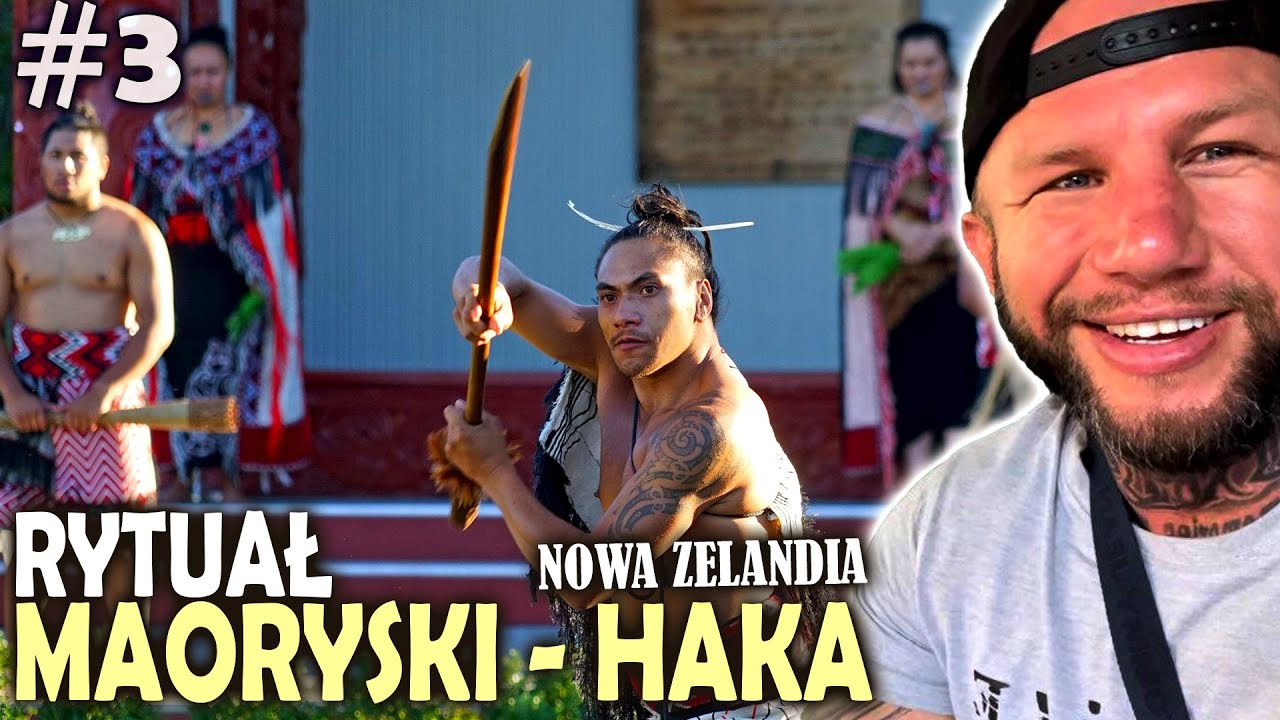 Nowa Zelandia - HAKA - Rytuał plemion Maoryskich, wykonywany przed bitwą !