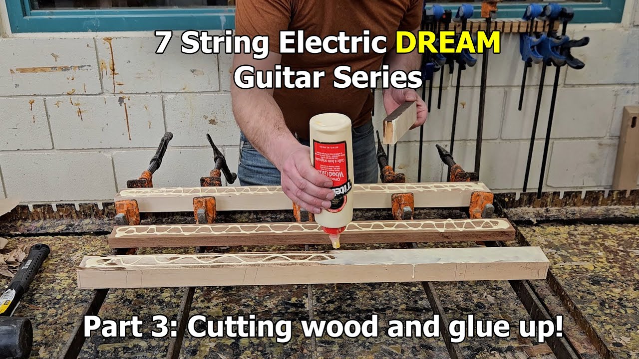 7 String Baritone Guitar - Part 3 WOOD!
