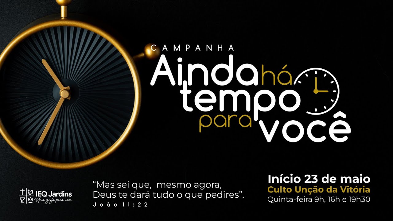 #cultoonline || Ainda há tempo para você  || 7º Elo  || 27/06/24