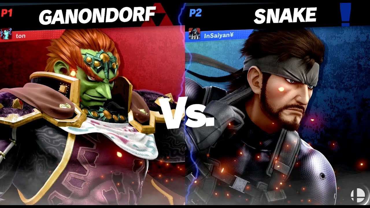 My Ganon vs Snake SSBU
