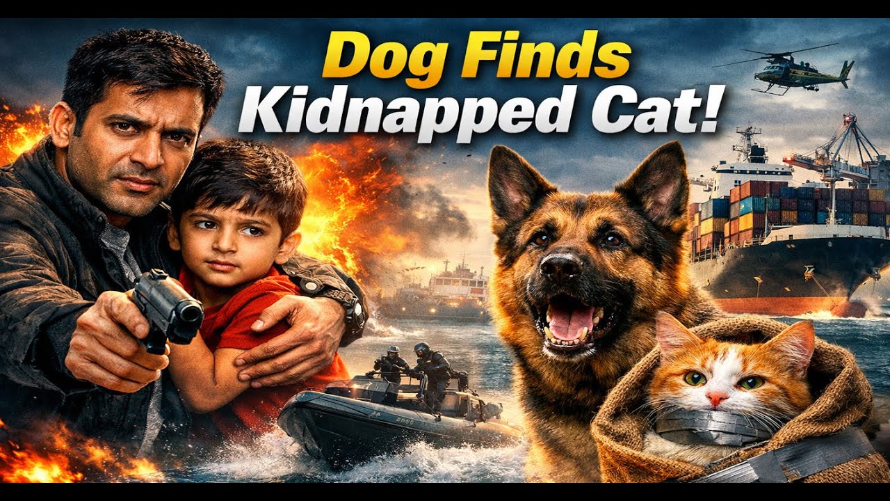 Dog Finds Kidnapped Cat 😱 | Father & Hasnain Rescue | CCTV Short