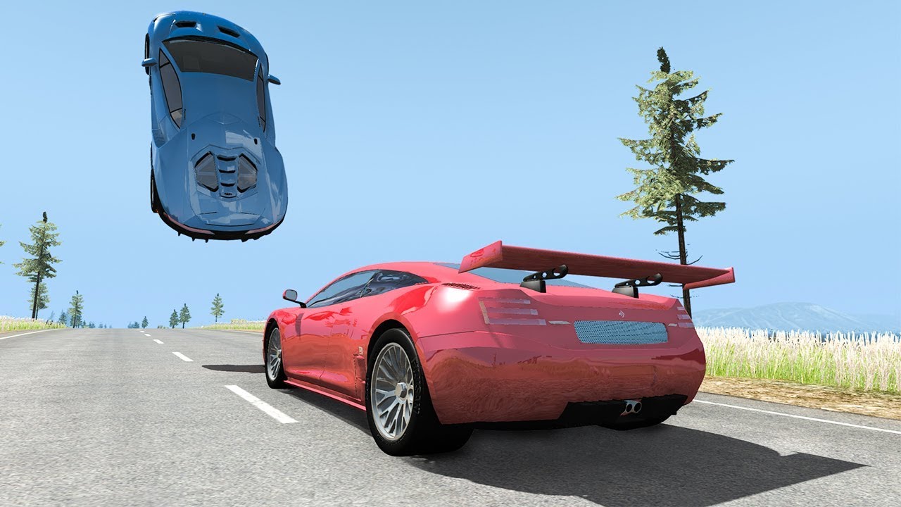 Street Racing Crashes #8 - BeamNG DRIVE