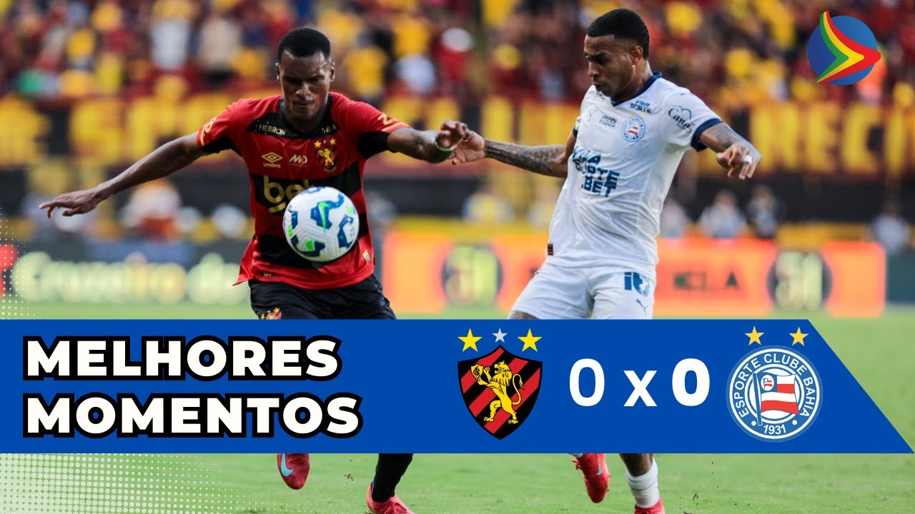 Sport 0 x 0 Bahia - Melhores Momentos - Série A - 02.08.25