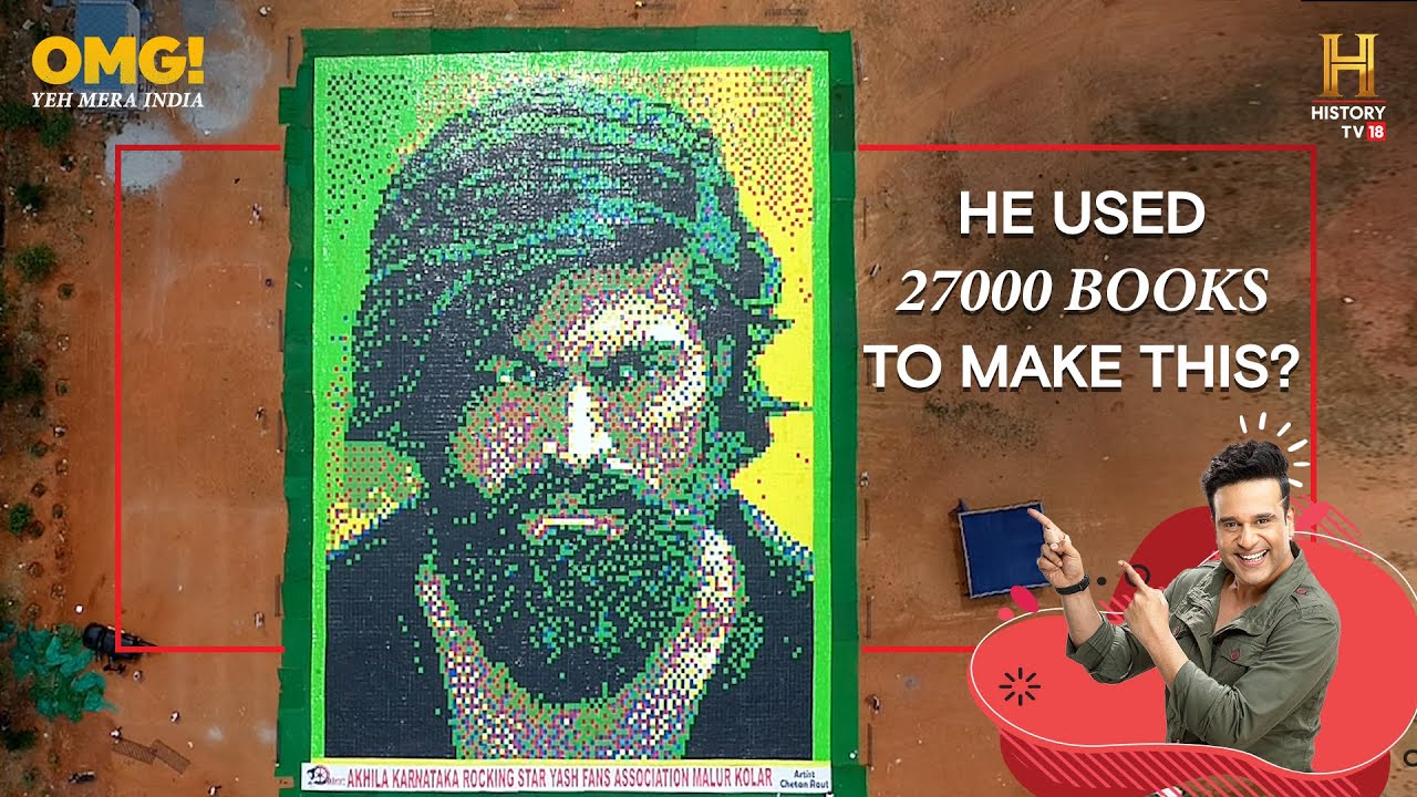 His art is bigger than football fields! #OMGIndia S09E01 Story 3