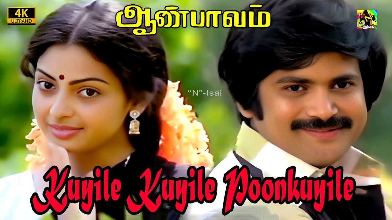 குயிலே குயிலே பூங்குயிலே | Kuyile Kuyile Poonkuyile Video Song 4k | K.S. Chithra, Malaysia Vasudevan