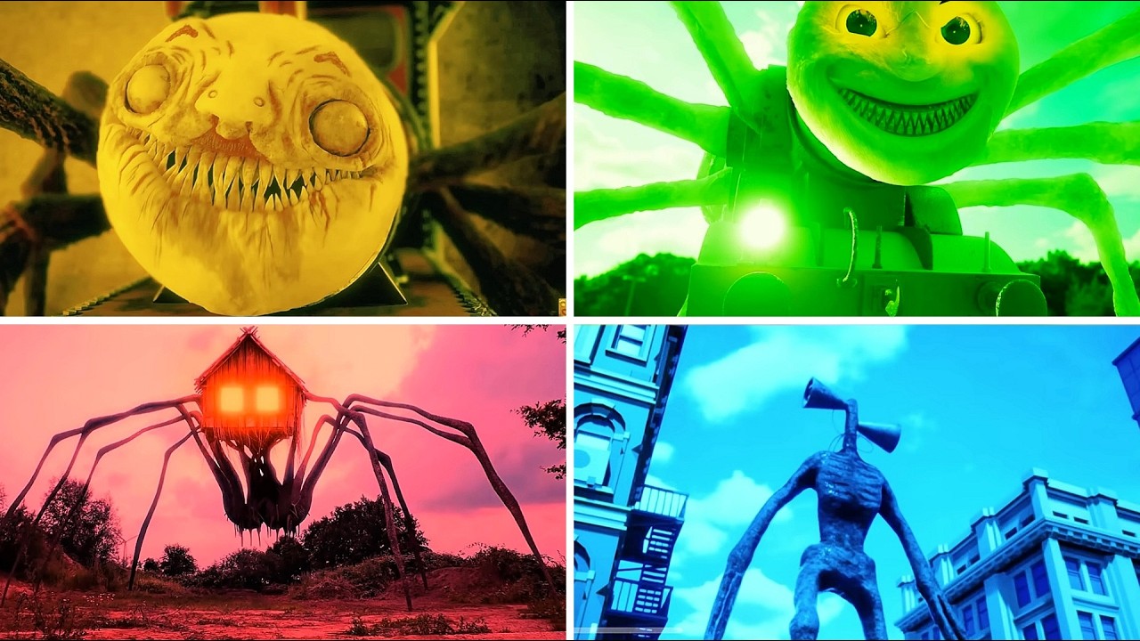 DEAD HOUSE EXE 🆚 SIREN HEAD EXE  🆚 THOMAS TRAIN EXE 🆚 CHOO CHOO CHARLES 🎶 TILES HOP EDM RUSH