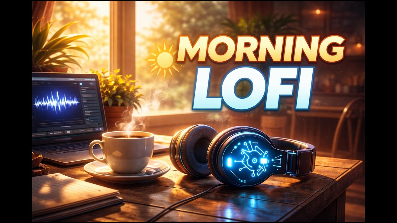 Morning Jazz Neural LoFi ☀️ | Relaxing AI Study Beats & Coffee Shop Chill Music