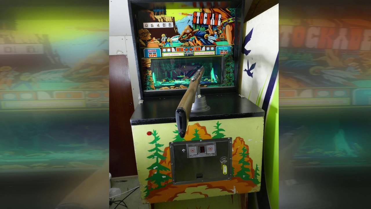 Williams 1972 Stockade Shooting Gallery Electro Mechanical Arcade Game