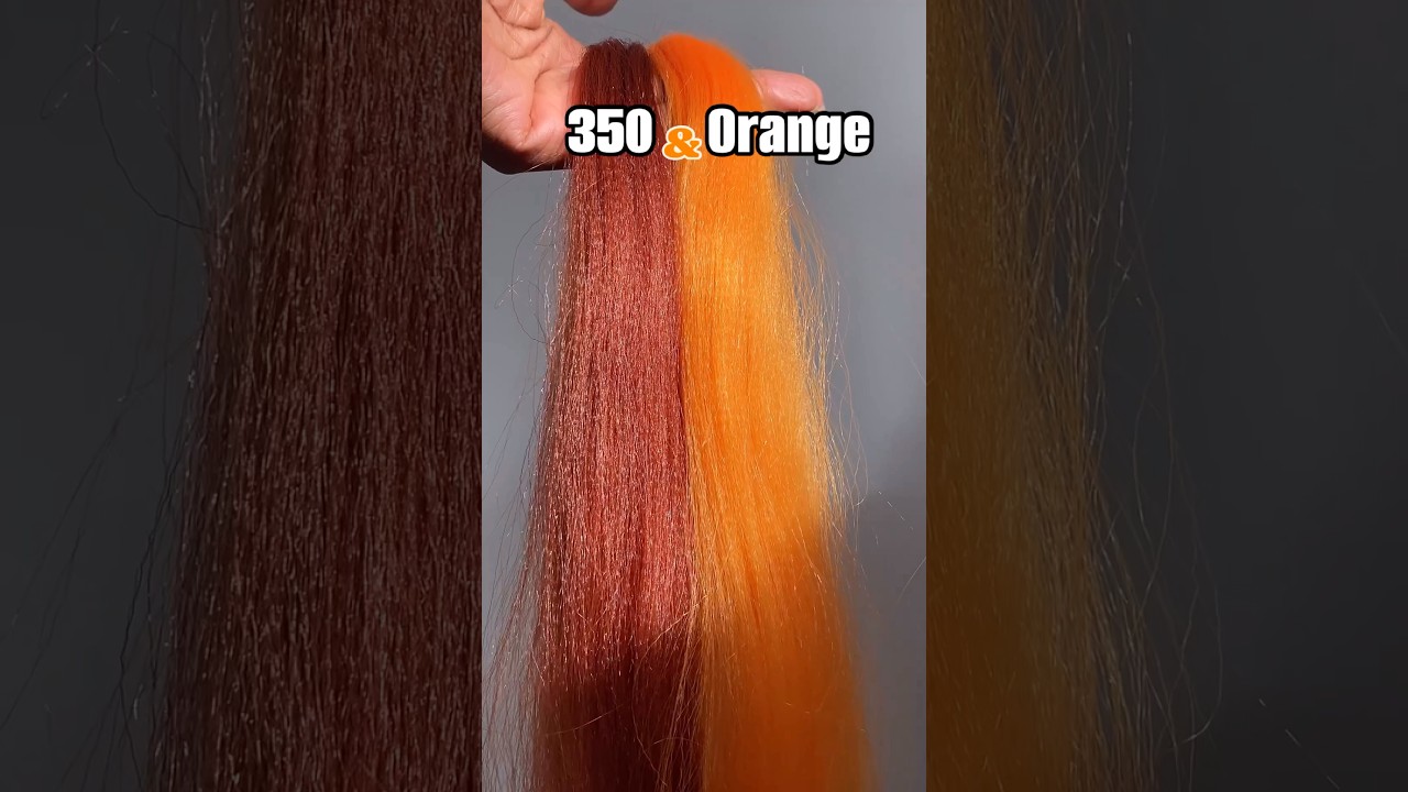 Mixing 2 colors of braids 350 & orange