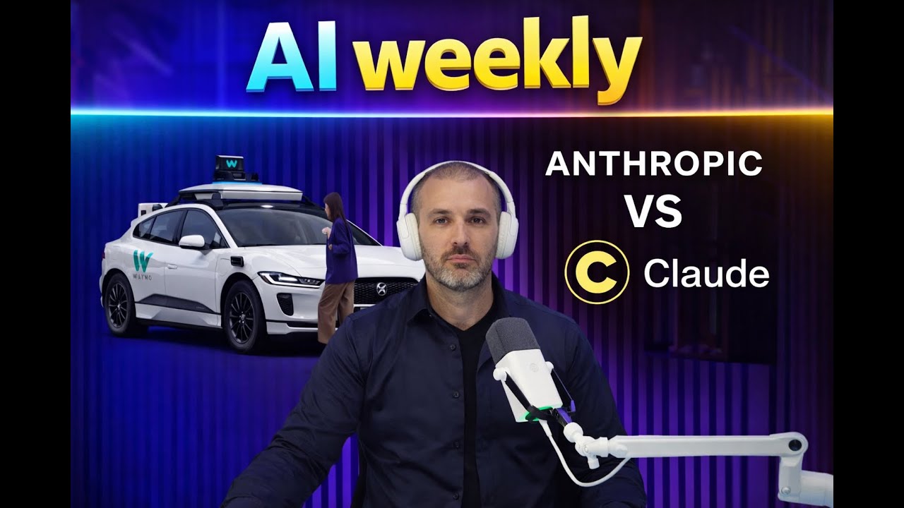 Waymo uczy sie w Gienie 3 , Antrophic wyśmiewa sie z Open AI | AI Weekly 08.02.2026
