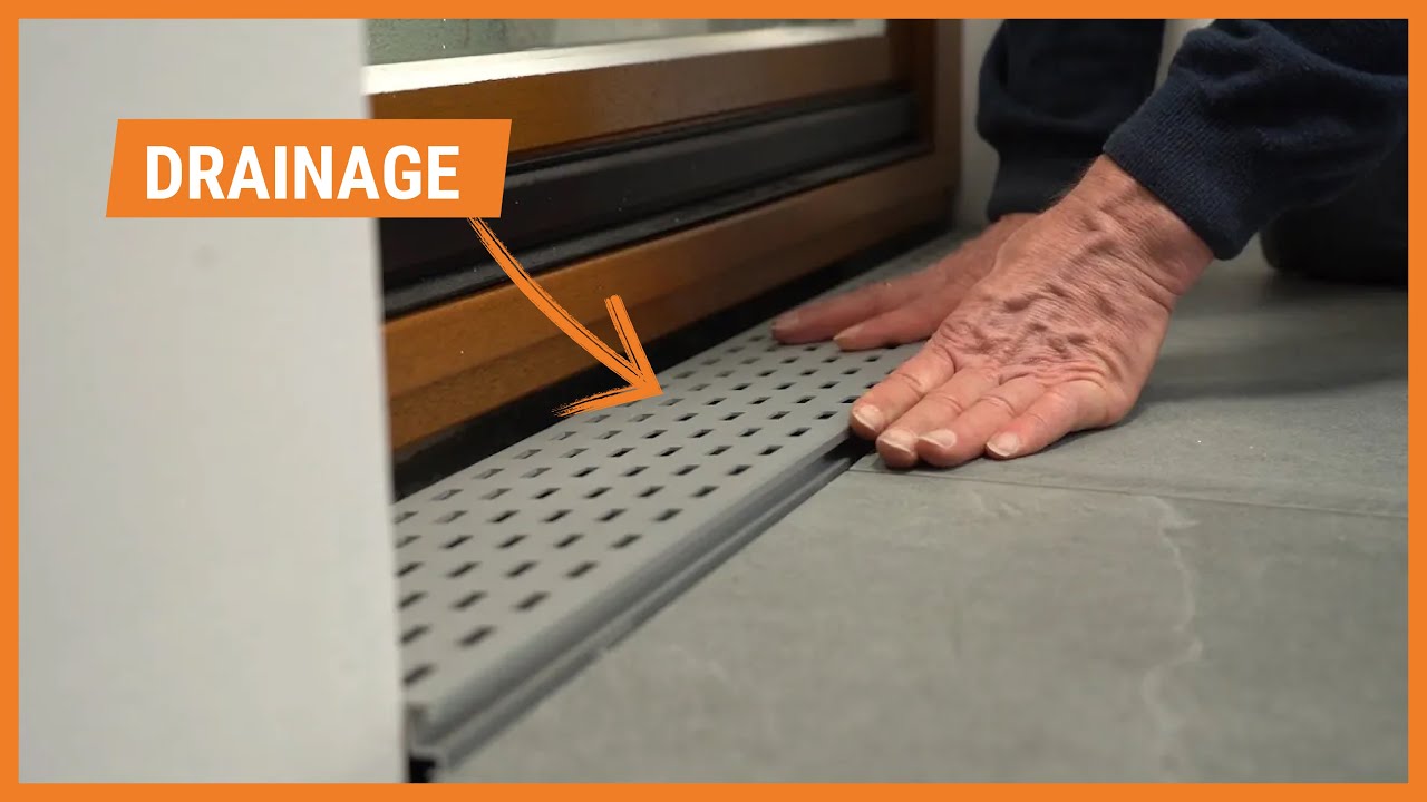Montage eines Drainage- und Belüftungsprofils | Montage