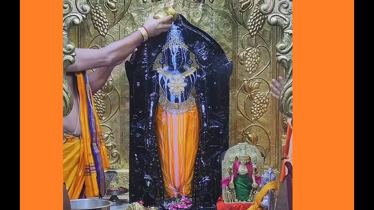 ज्येष्ठाभिषेक : खुले परदे में स्नान : श्री द्वारकाधीश मंदिर (द्वारिका) : २४ जून, २०२१ #dwarka