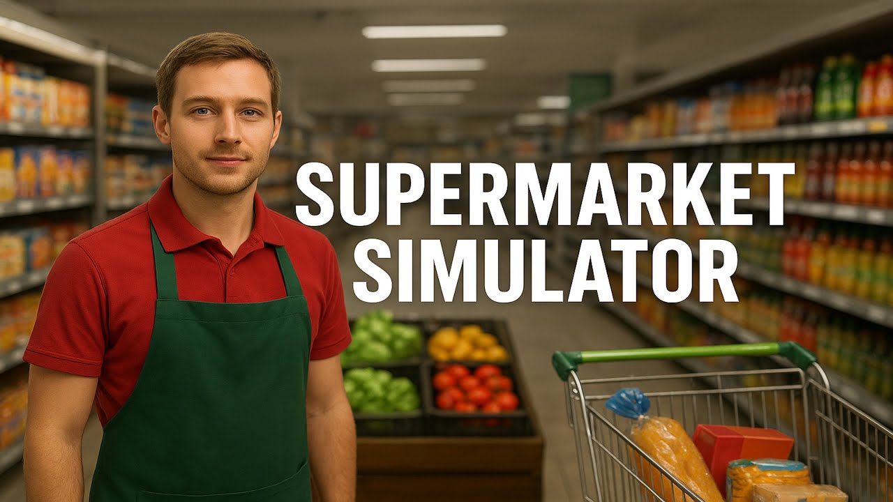 🧺🧈🥛 Supermarket Simulator – Открываем свой первый магазин  #1 🔥🔥🔥