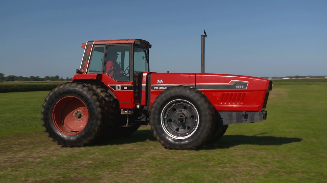 Snoopy! Anteater! LongNose! Nicknames For The Unusual International 2 + 2 6588 Classic Farm Tractor.