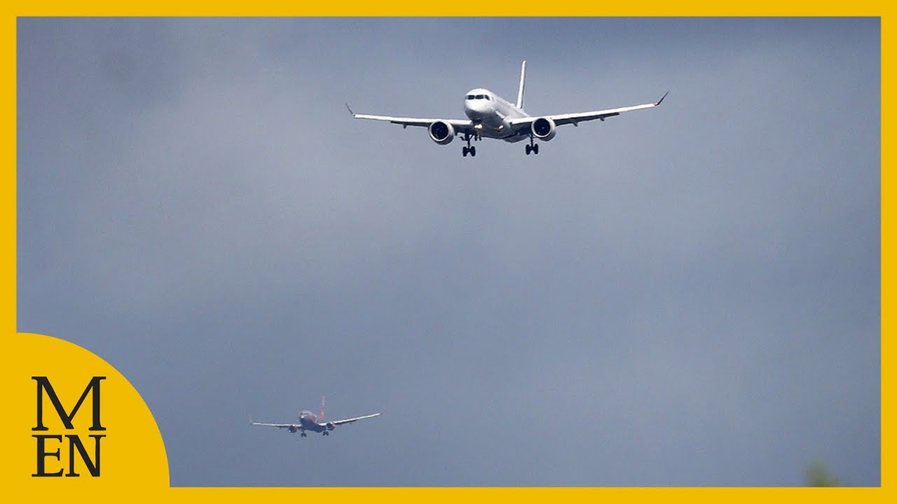 Pilots battle strong Storm Floris winds to land at Manchester Airport